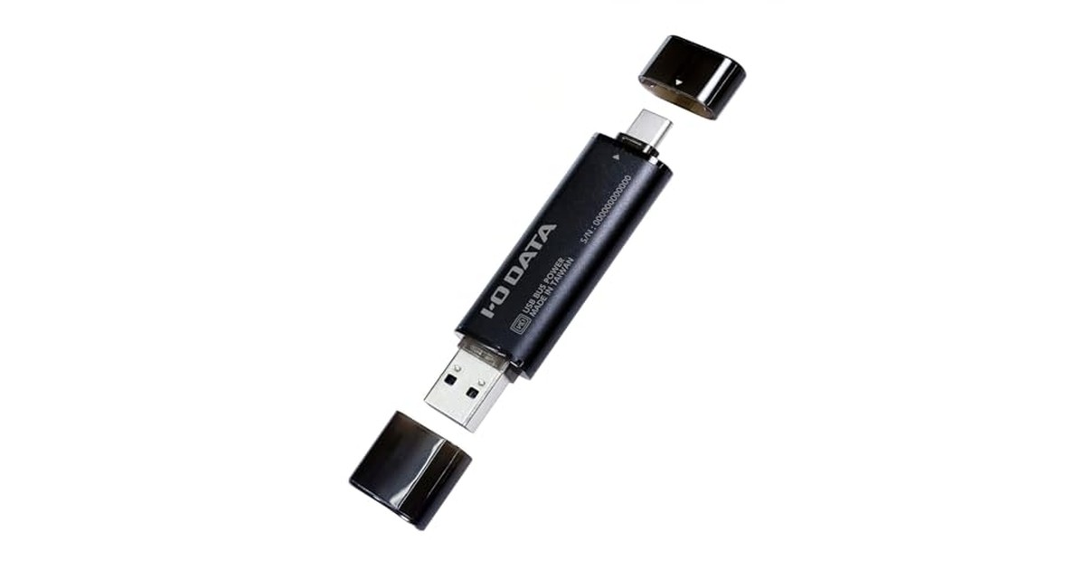 IODATA スティックSSD 2TB Type-A/C 両対応 10Gbps USB3.2Gen2対応 読込1000MB/s 【iPhone/iPad/Windows/Mac/PS5】小型 ポータブル 日本メーカー SSPQ-USC2/E の商品画像