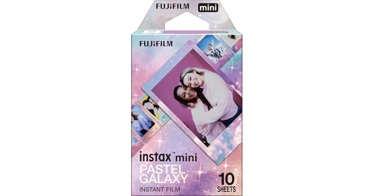 富士フイルム(FUJIFILM) インスタントカメラ チェキ用フィルム 10枚入 絵柄 パステルギャラクシー INSTAX MINI PASTEL GALAXY WW 1 の商品画像