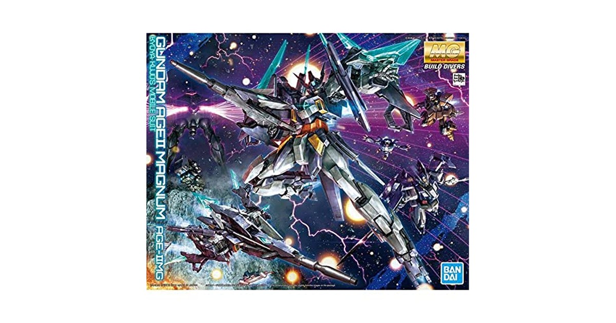 MG ガンダムビルドダイバーズ ガンダムAGEIIマグナム 1/100スケール 色分け済みプラモデル の商品画像