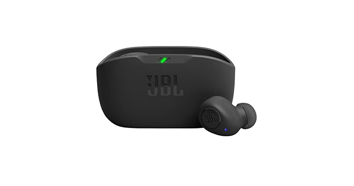 JBL WAVE BUDS 完全ワイヤレスイヤホン Bluetooth/IP54防水防塵/アプリ対応USBタイプC/ブラック JBLWBUDSBLK 小 の商品画像