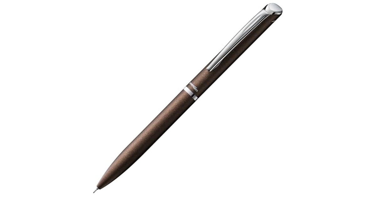 ぺんてる ボールペン ゲルインキ エナージェル フィログラフィ 0.5mm ブラウン軸 BLN2005E 黒 の商品画像