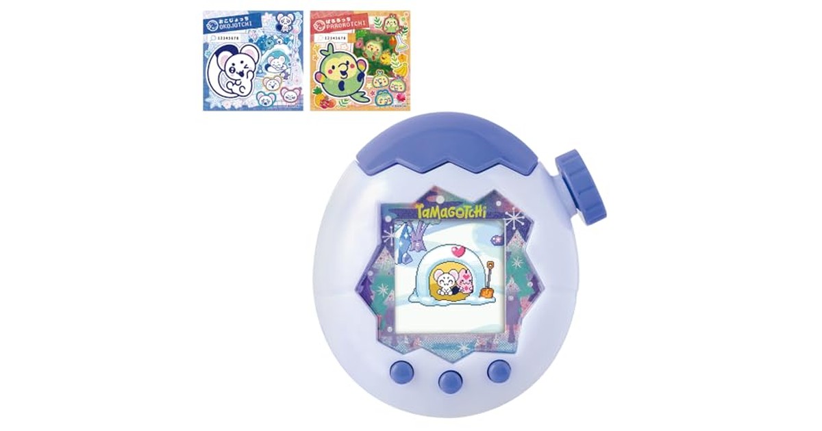[バンダイ(BANDAI)] Tamagotchi Paradise - White Glacier（特典：『たまラボステッカー：おこじょっち』＆『たまラボステッカー：ぱろろっち』付き） 対象年齢 6 才以上 たまごっちパラダイス の商品画像