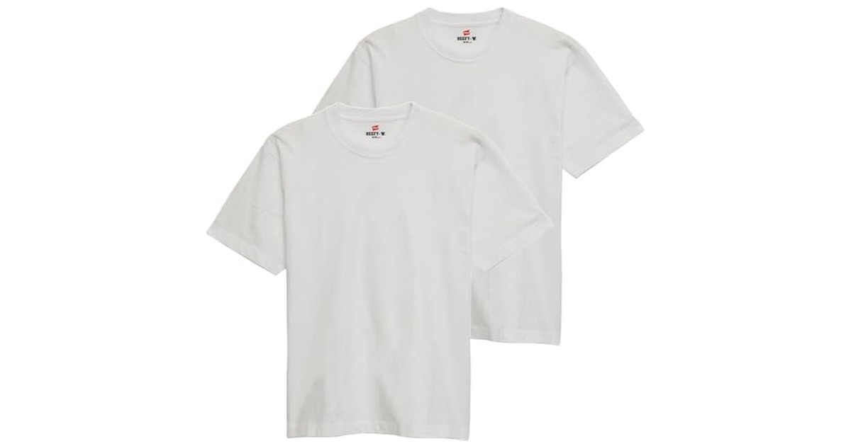 ビーフィー Tシャツ BEEFY-T 2枚組 綿100% 肉厚生地 丸胴仕様 タグレス仕様 ヘビーウェイトT H5180-2-010-L の商品画像