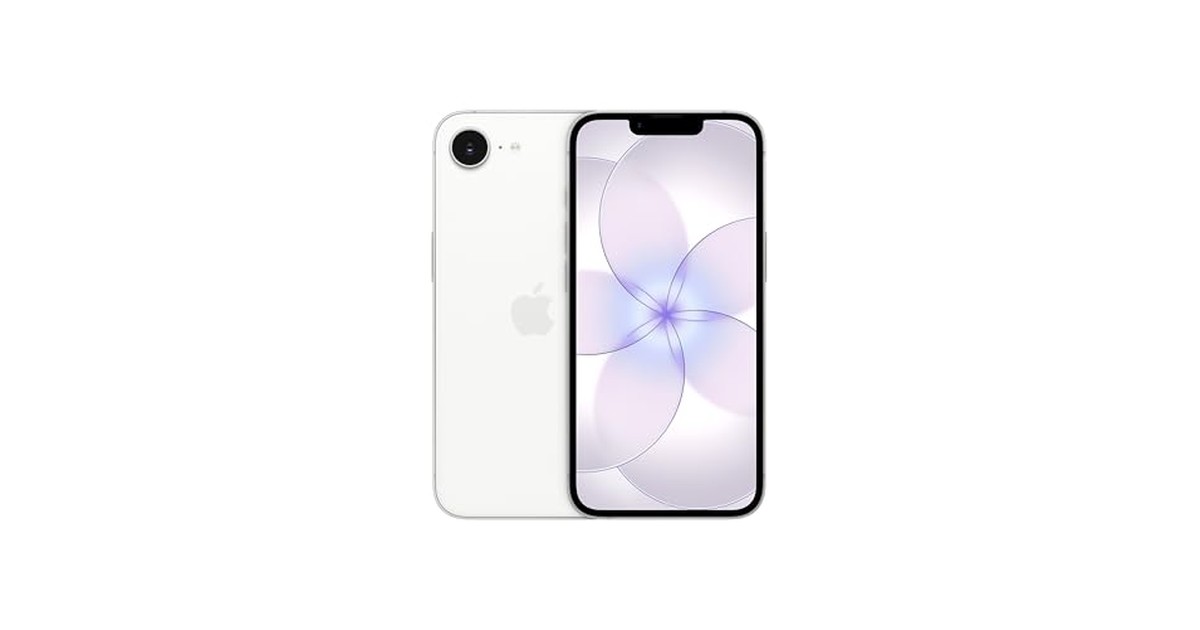 Apple iPhone 17e 256GB：6.1インチSuper Retina XDRディスプレイ、A19チップ、一日中使えるバッテリー、48MP Fusionカメラ、最小ストレージ256GB；ホワイト の商品画像