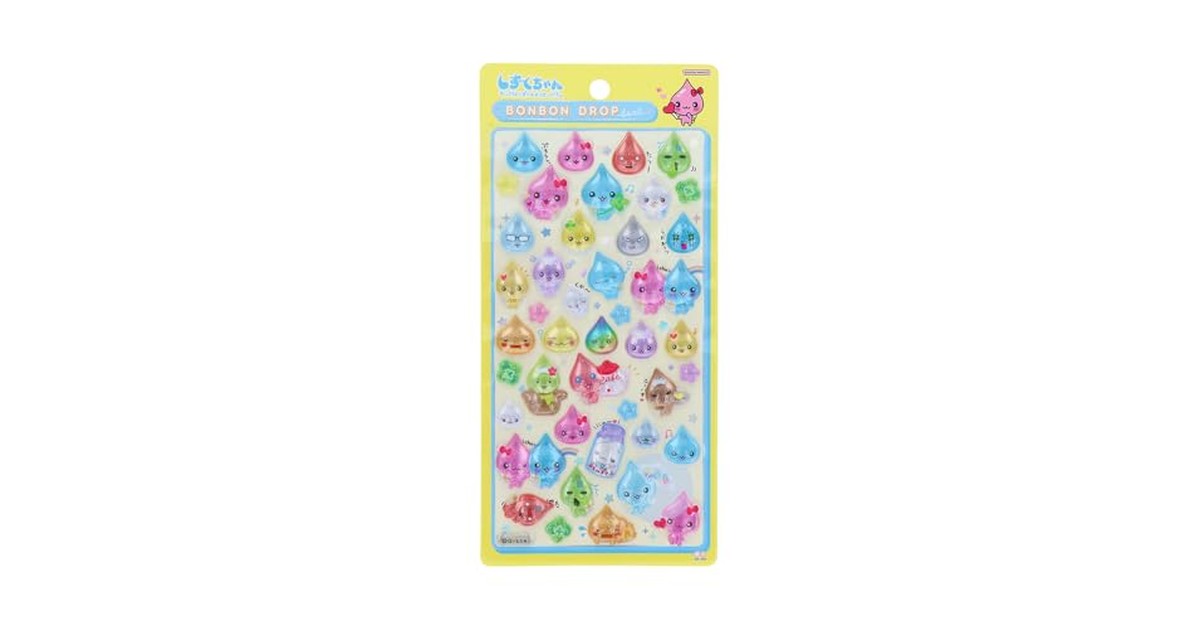 サンスター文具(Sun-Star Stationery) しずくちゃん シール 立体 ボンボンドロップシール B S8544930 の商品画像