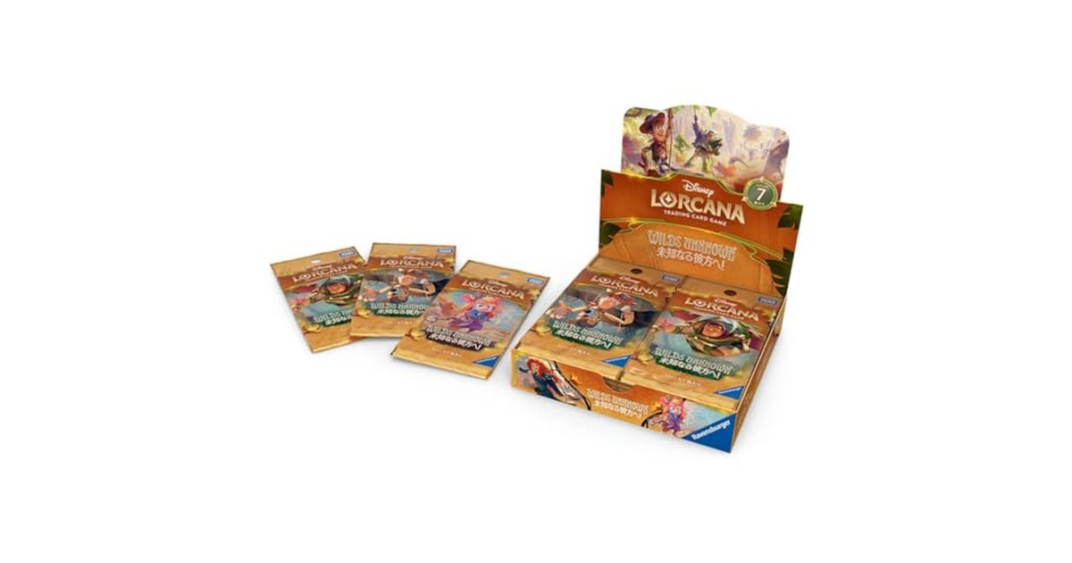 タカラトミー(TAKARA TOMY) ディズニー･ロルカナ･TCG 日本語版 ブースターパック WILDS UNKNOWN 未知なる彼方へ! BOX の商品画像