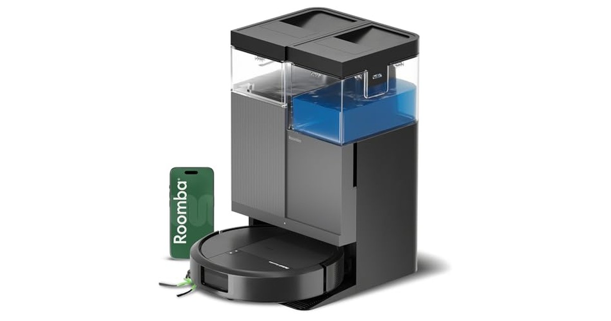 【26年5月最新】ルンバ（Roomba） Plus 415 Combo ロボット + AutoWash™ 充電ステーション アイロボット（iRobot）【水拭き両用/薄型小型/パワフル吸引力20,000Pa/隅まで届く清掃/全自動ステーション/自動ゴミ収集/モップ洗浄・乾燥/マッピング/可動式ブラシ・モップパッド/アプリ操作/Amazon.co.jp購入時12ヶ月保証/G285060】 の商品画像