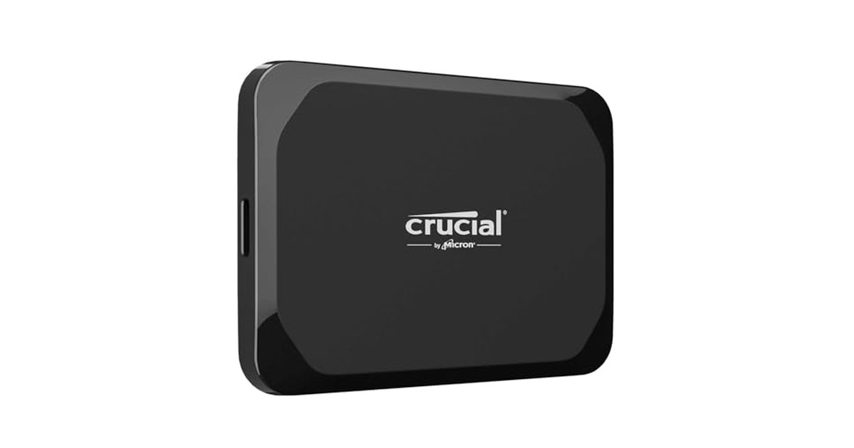 【Amazon.co.jp限定】Crucial(クルーシャル) X9 外付け SSD 1TB USB3.2/Type-C Gen2対応 最大読込速度1050MB/秒 正規代理店保証品 Mylio Offer付属モデル CT1000X9SSD902 の商品画像