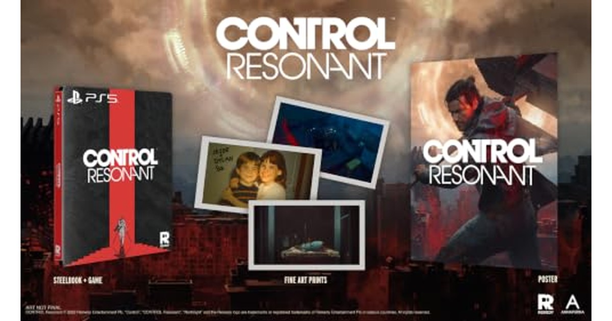 CONTROL Resonant スチールブック®版 【同梱物】スチールブックケース & ファインアートプリント（3枚） & キーアートポスター - PS5 の商品画像