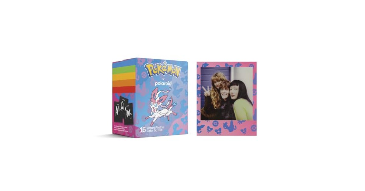 Polaroid(ポラロイド) Polaroid Go Color Film – ポケモン ニンフィア特別デザイン ダブルパック(16枚入り)(6658) の商品画像